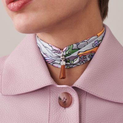 ポイントになるフリンジ★HERMES C'est le Pomponツイリーリング ポイントになるフリンジ☆HERMES C'est le Pomponツイリーリング